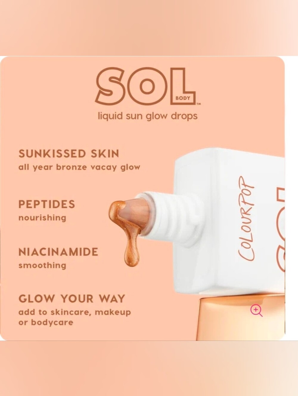 ColourPop SOL Body Liquid Sun Glow Drops — 30ml